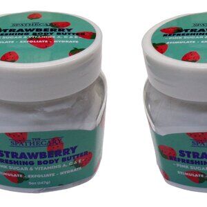 THE SPATHECARY Strawberry Refreshing Body Butter 5oz (Set of 2)